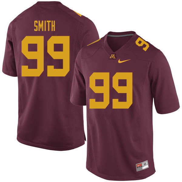 Men #99 O.J. Smith Minnesota Golden Gophers College Football Jerseys Sale-Maroon